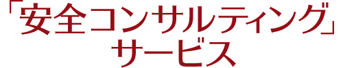 「安全コンサルティング」サービス